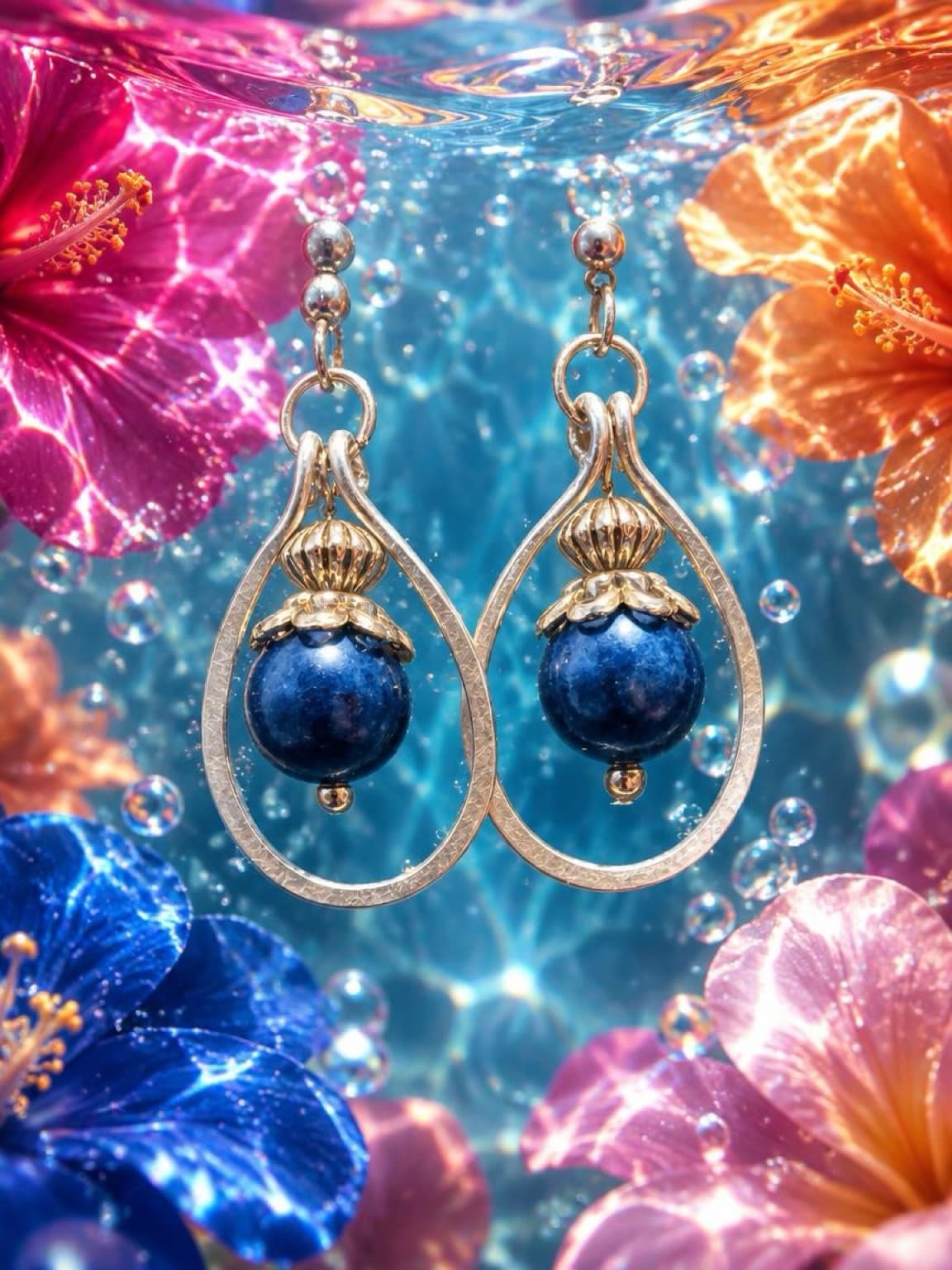 #18JG Aluminum tear drop Navy