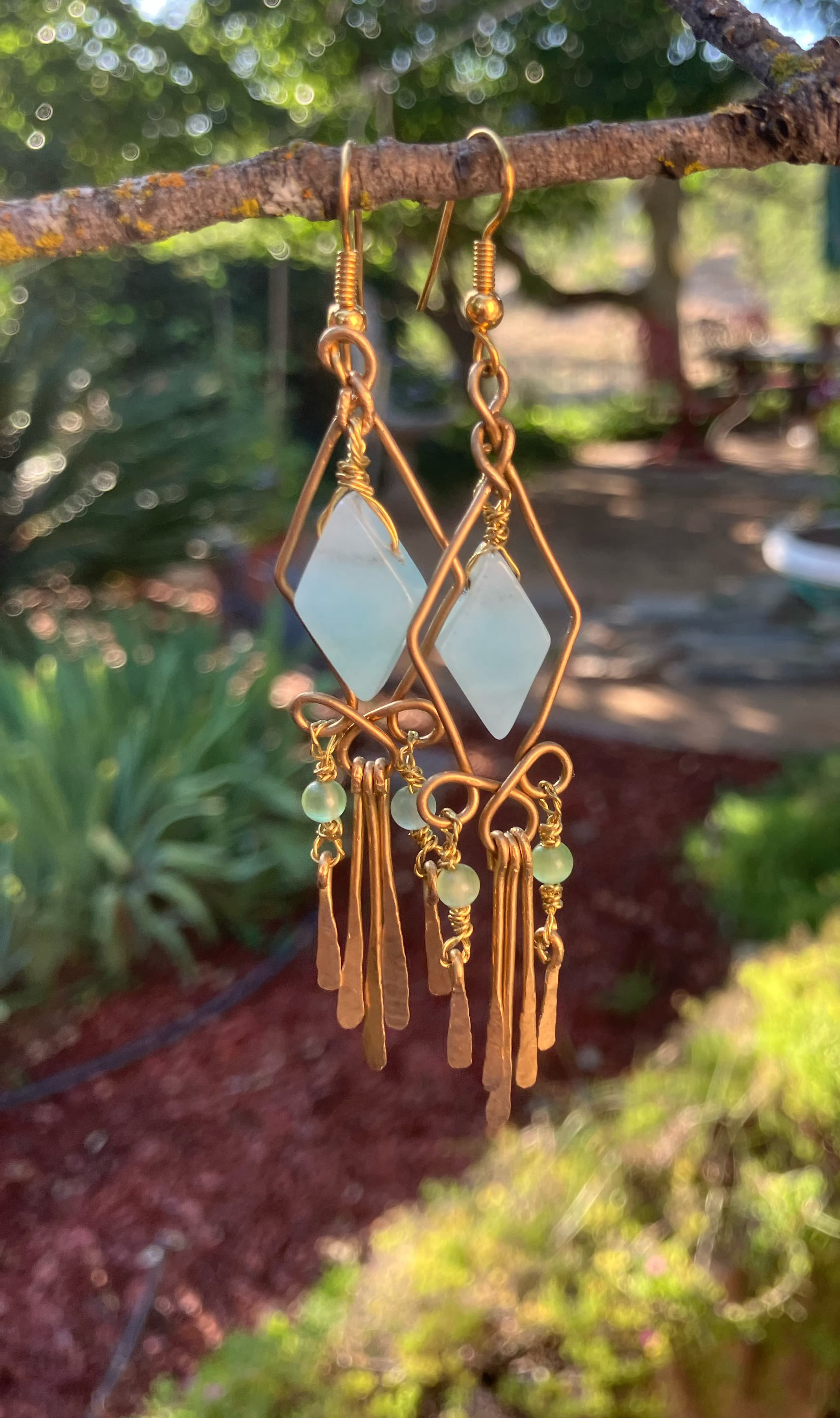 #16JG Copper 5 paddle moonstone